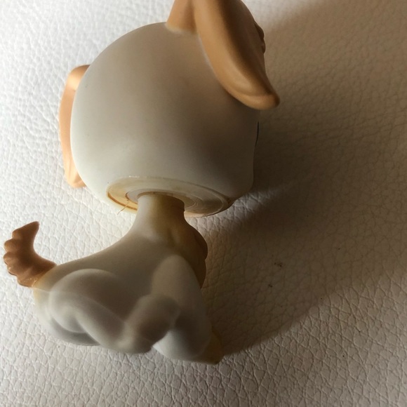 Littlest Pet Shop Golden Retriever Dog 140 Yellow Blue Eyes LPS Portable Pets - Picture 2 of 9